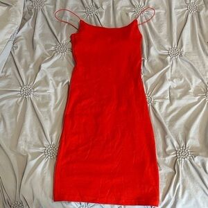 Zara Vibrant Red Mini Dress